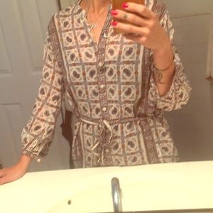 Madewell belted tunic/ blouse size xs